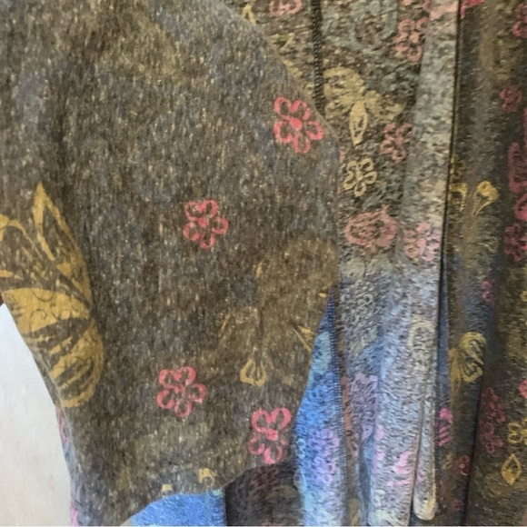 LulaRoe  Womens Large Colorful Lindsay Open Front Cardigan Long Sleeve - Picture 8 of 14